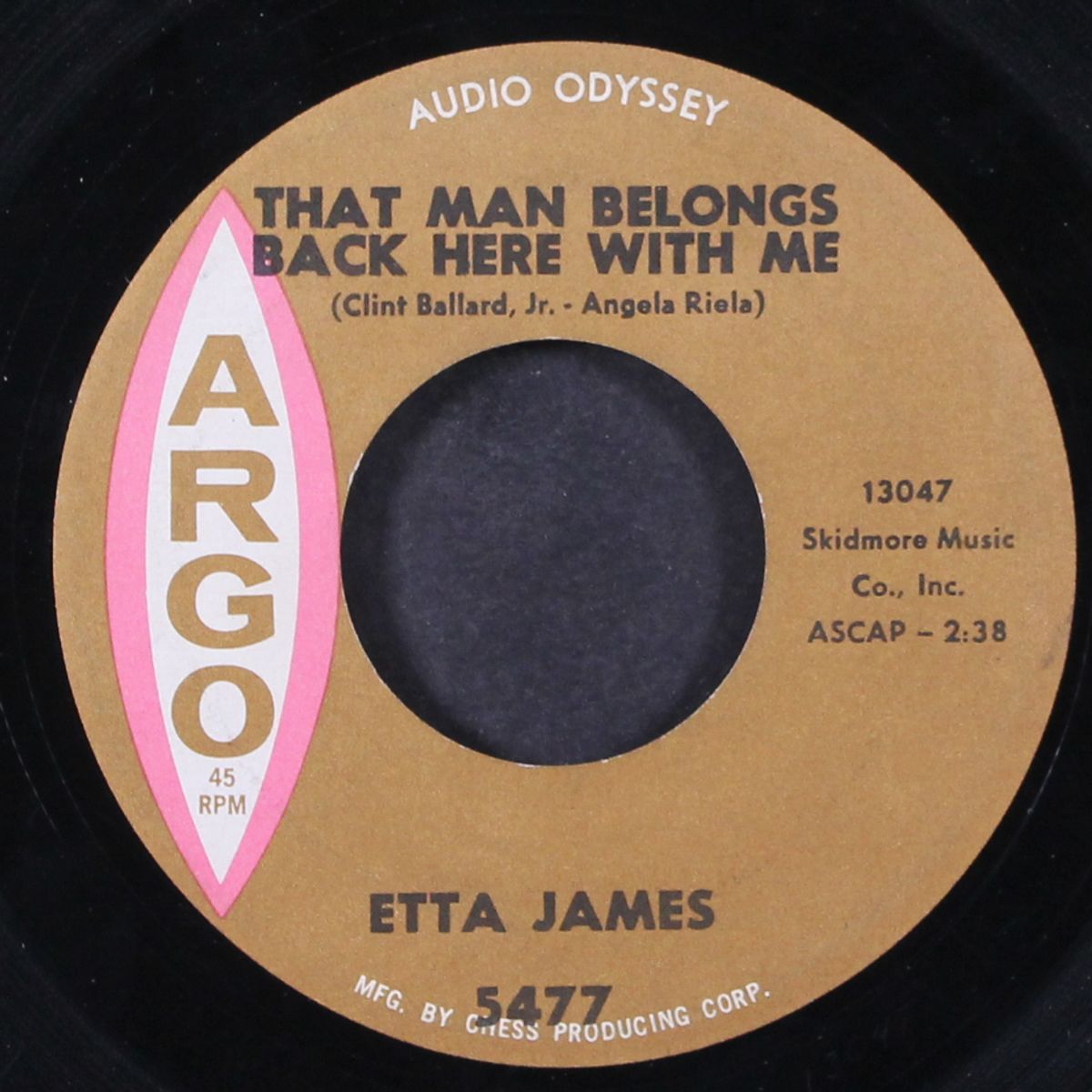 breaking point / that man belongs back here with me by ETTA JAMES