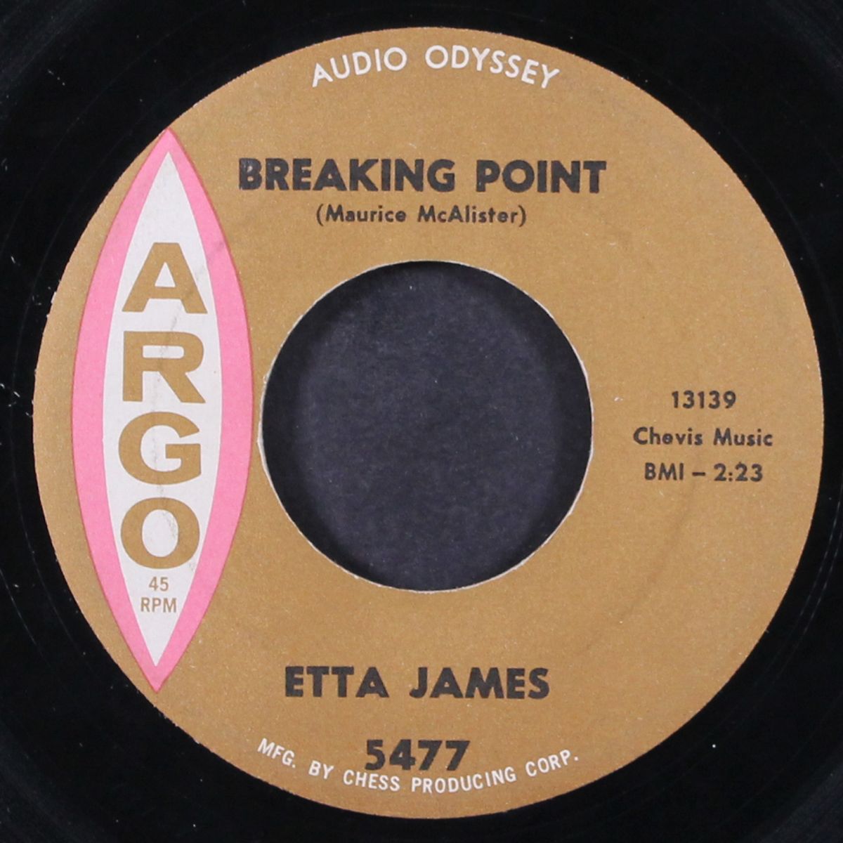 breaking point / that man belongs back here with me by ETTA JAMES