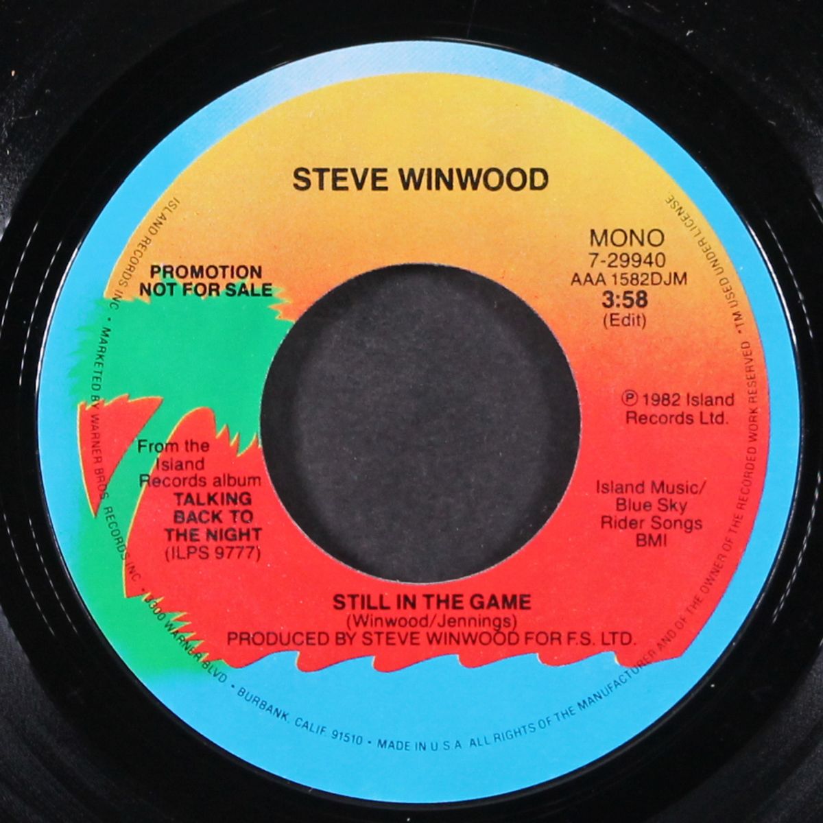 still in the game / mono by STEVE WINWOOD