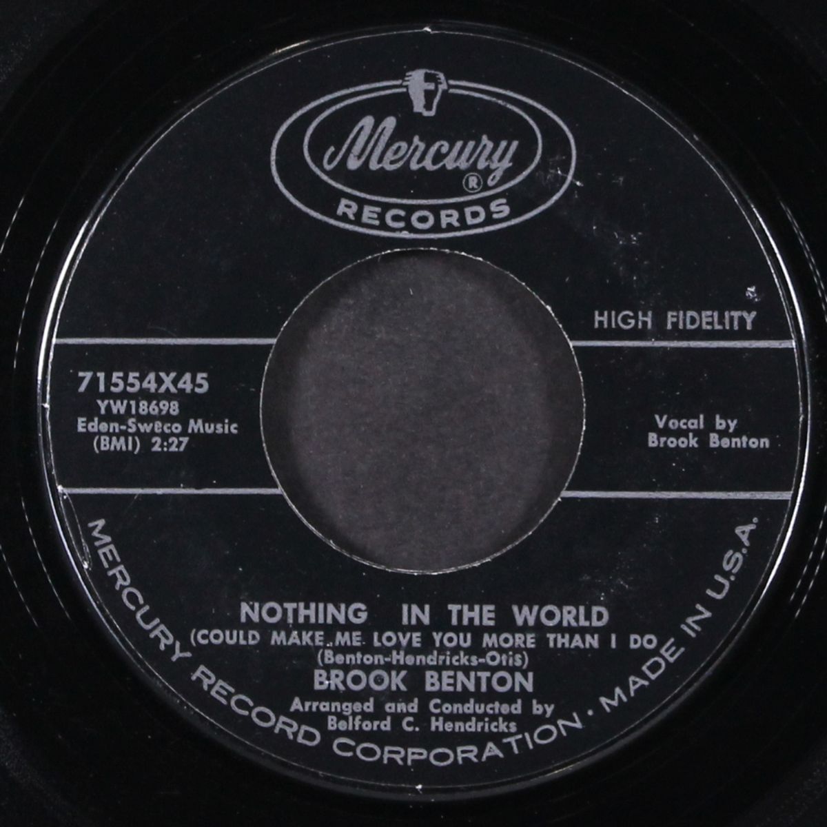 this time of year / nothing in the world by BROOK BENTON