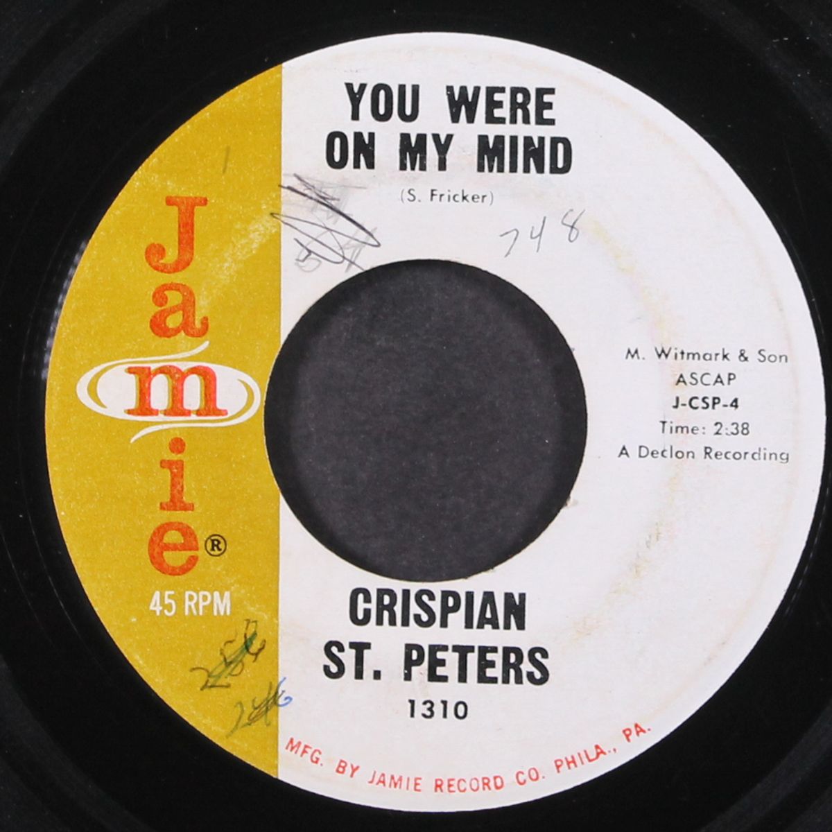 you were on my mind by CRISPIAN ST. PETERS