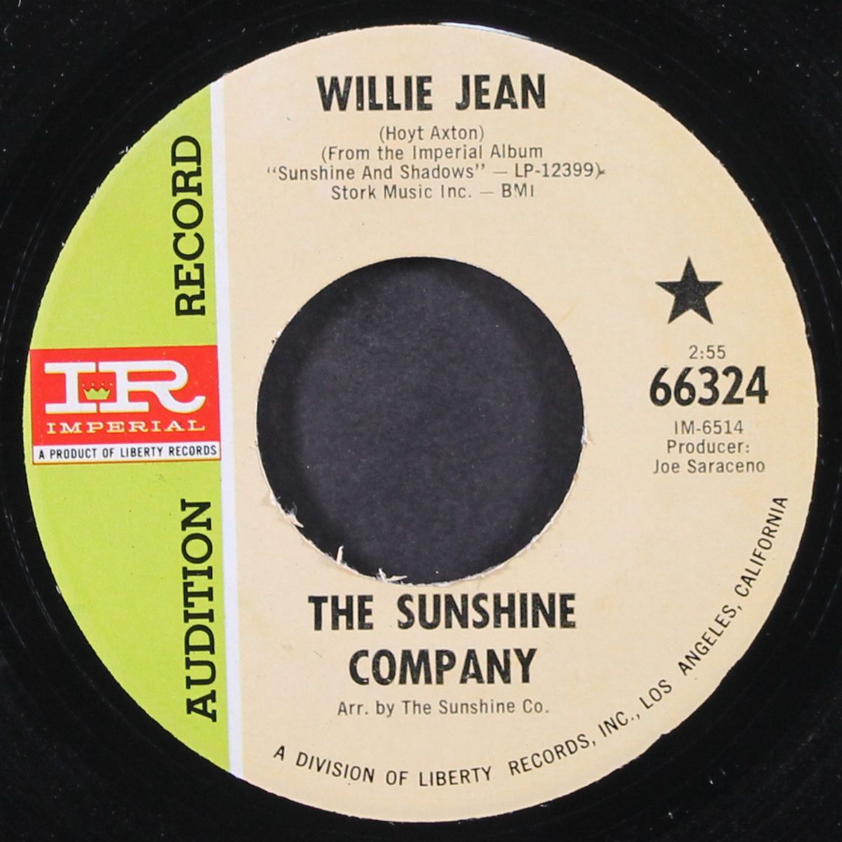 willie jean / love poem by SUNSHINE COMPANY