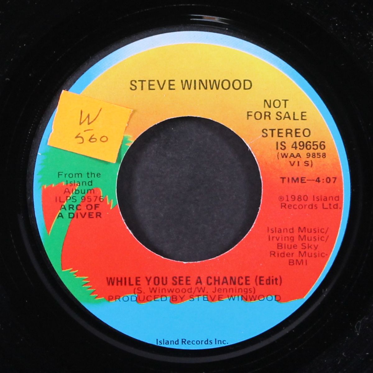 while you see a chance / short by STEVE WINWOOD