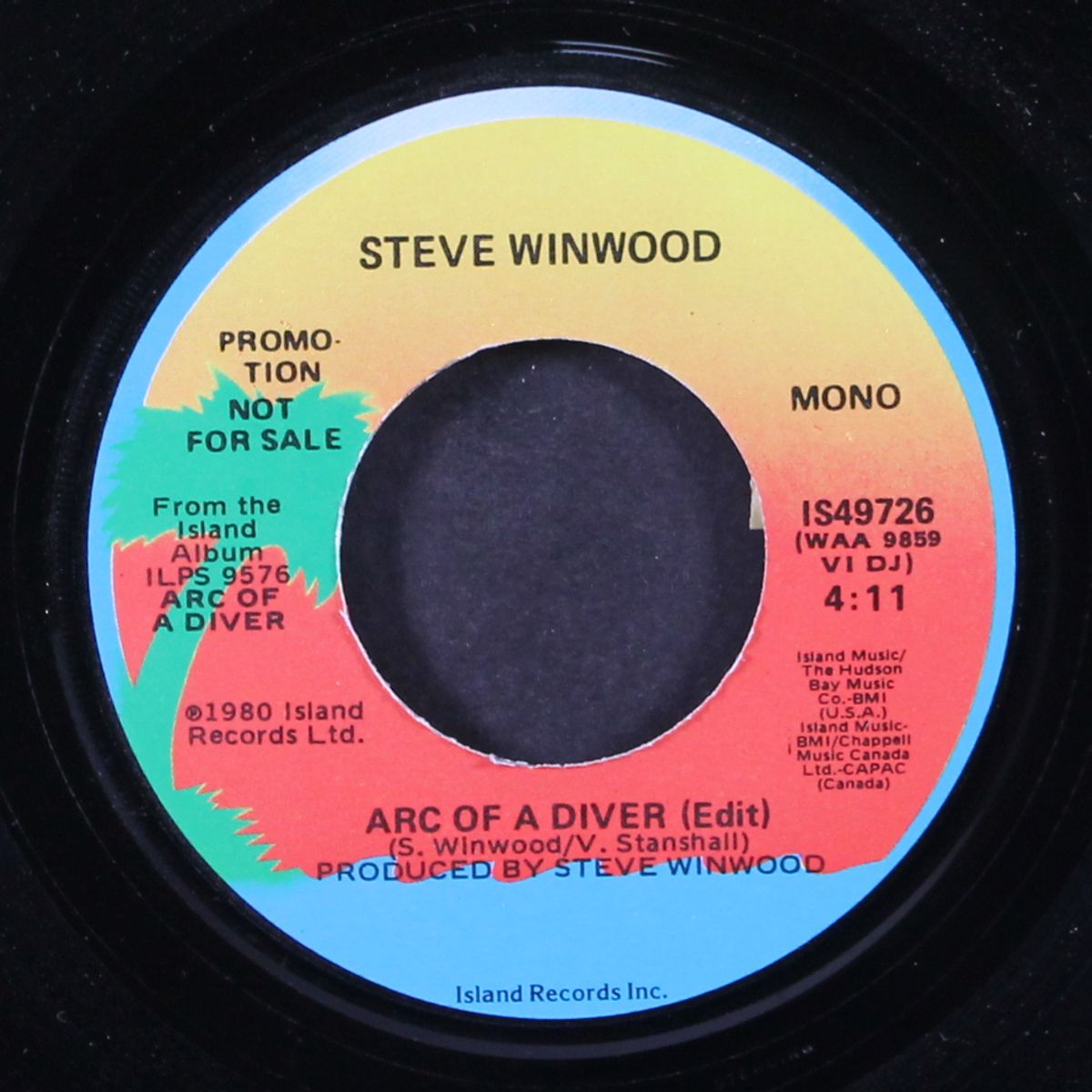 arc of a diver / mono by STEVE WINWOOD