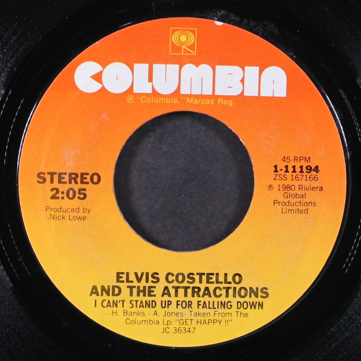 i can't stand up for falling down / girls talk by ELVIS COSTELLO
