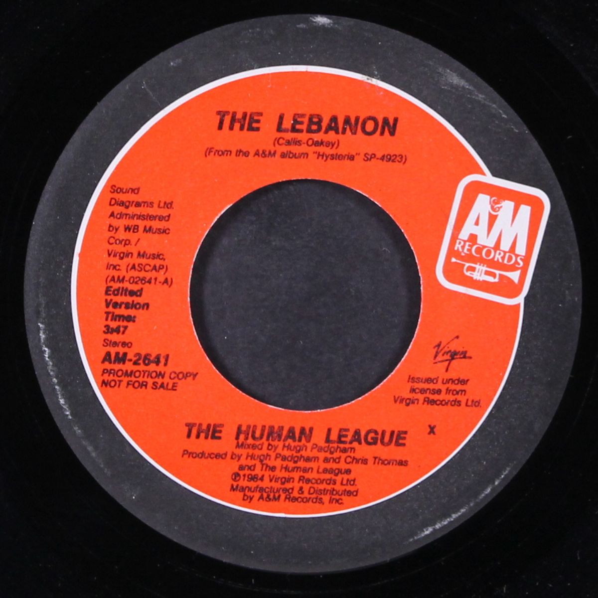the lebanon / same by HUMAN LEAGUE