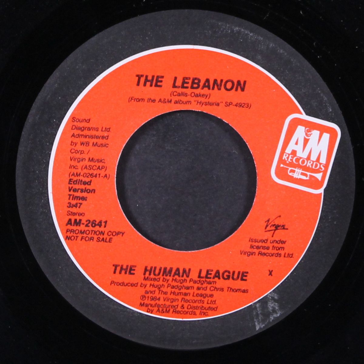 the lebanon / same by HUMAN LEAGUE