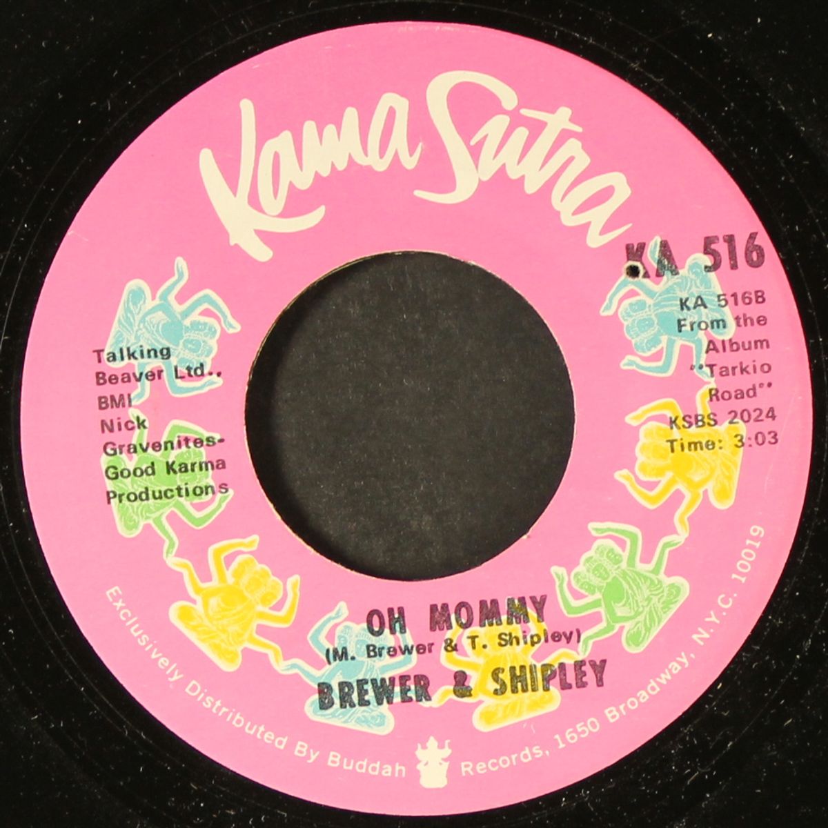one toke over the line / oh mommy by BREWER & SHIPLEY