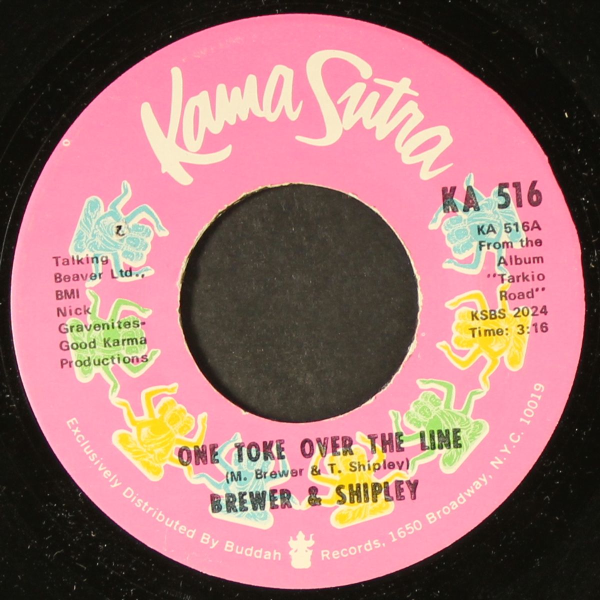 one toke over the line / oh mommy by BREWER & SHIPLEY