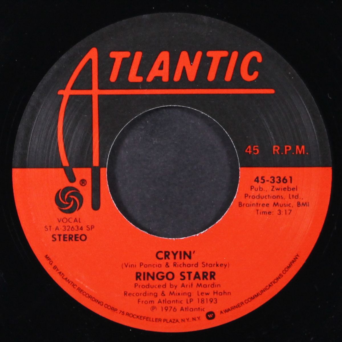a dose of rock 'n' roll / cryin' by RINGO STARR