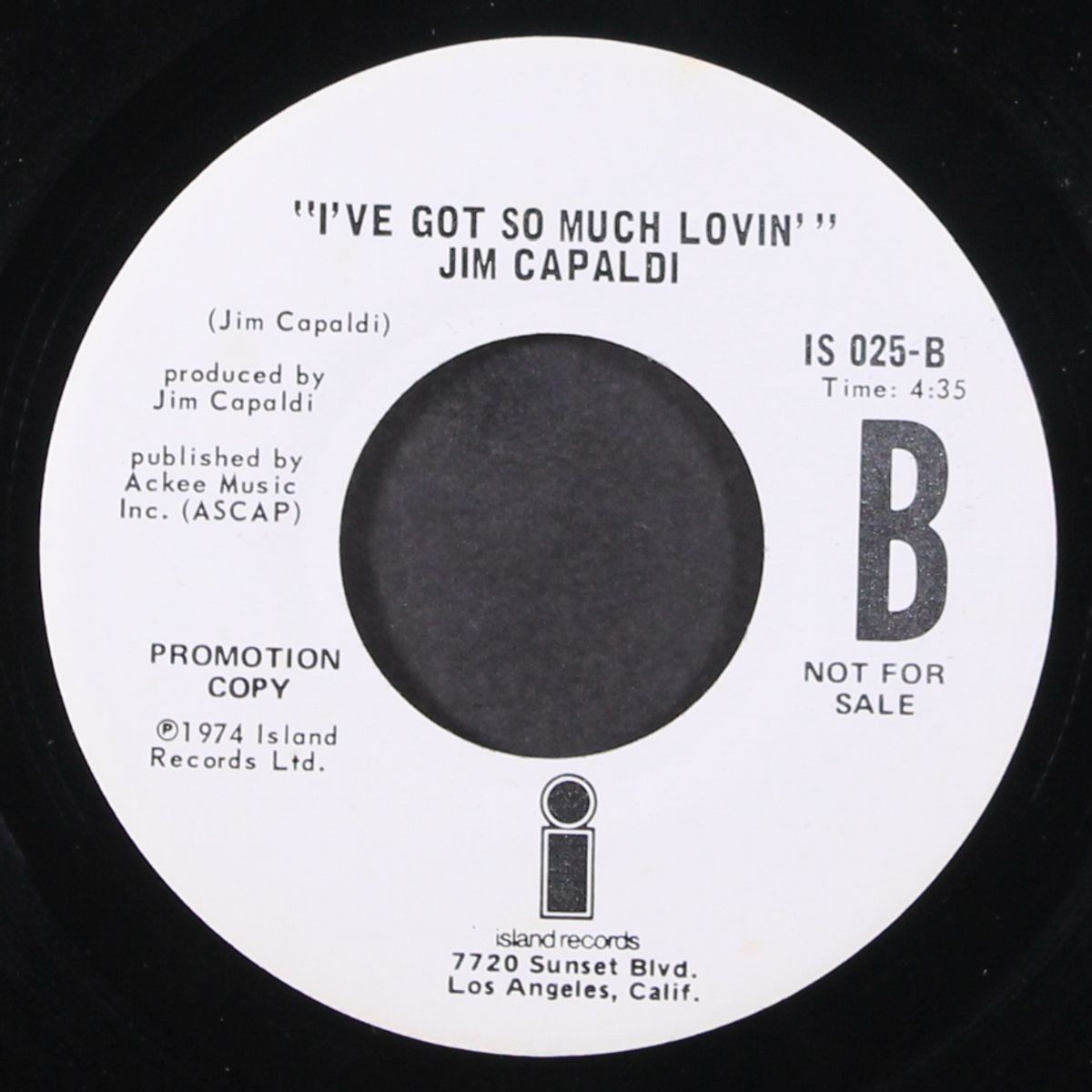 it's all up to you by JIM CAPALDI