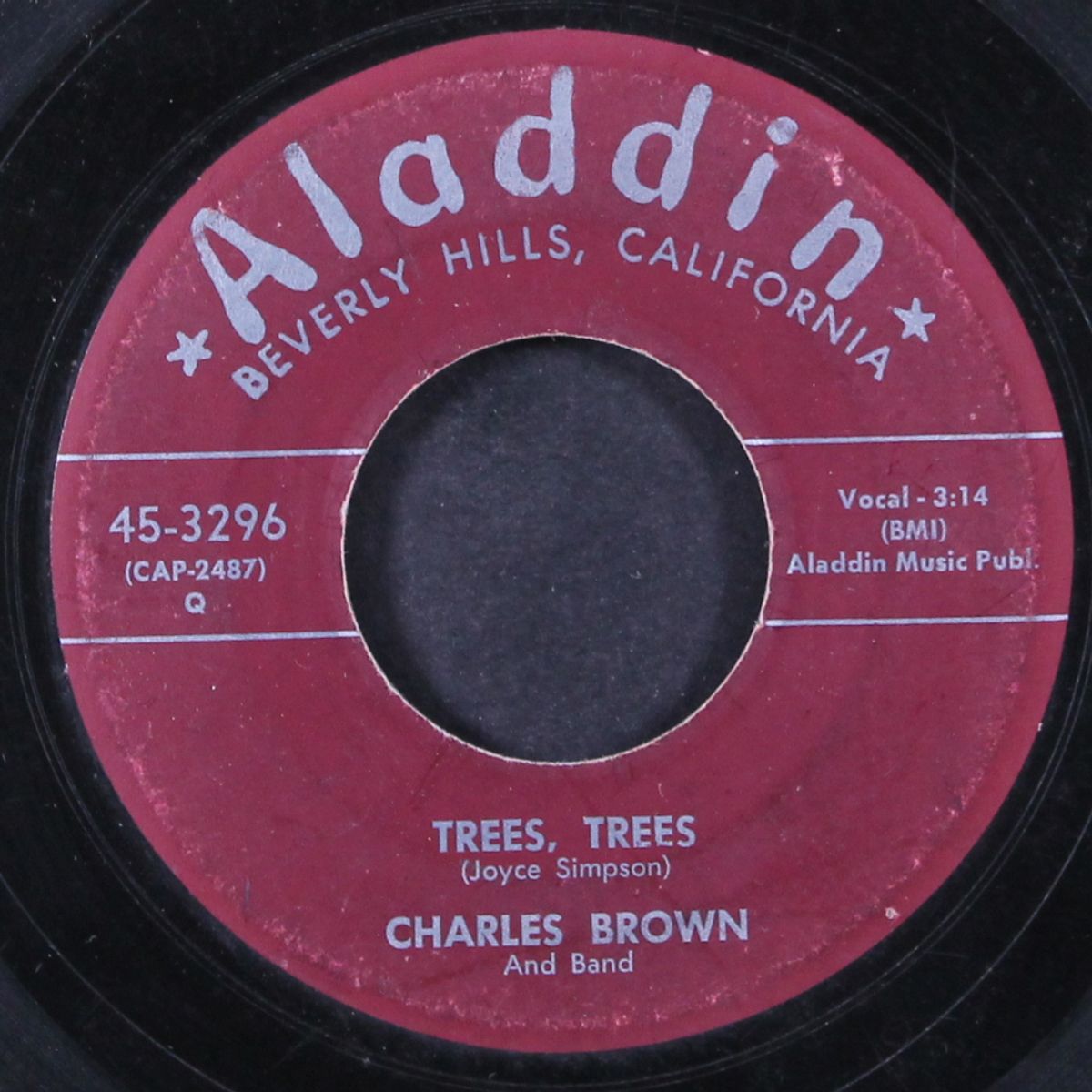 trees, trees / my heart is mended by CHARLES BROWN