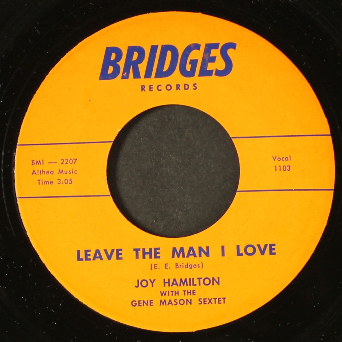 you got my nose open baby / leave the man i love by JOY HAMILTON