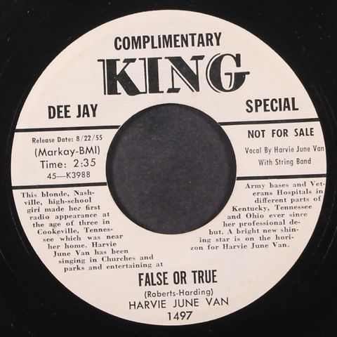 HARVIE JUNE VAN