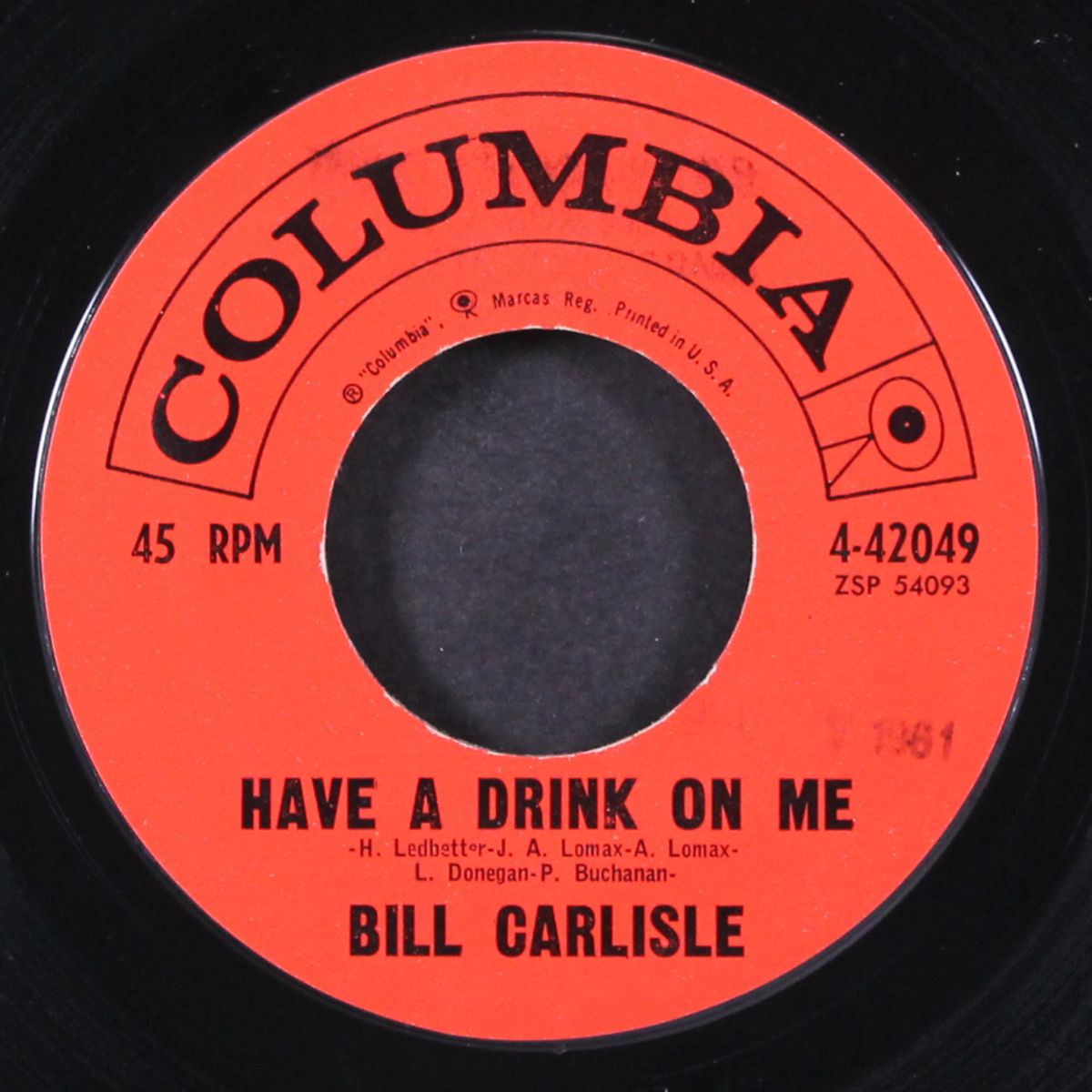 have a drink on me / too old to cut the mustard by BILL CARLISLE