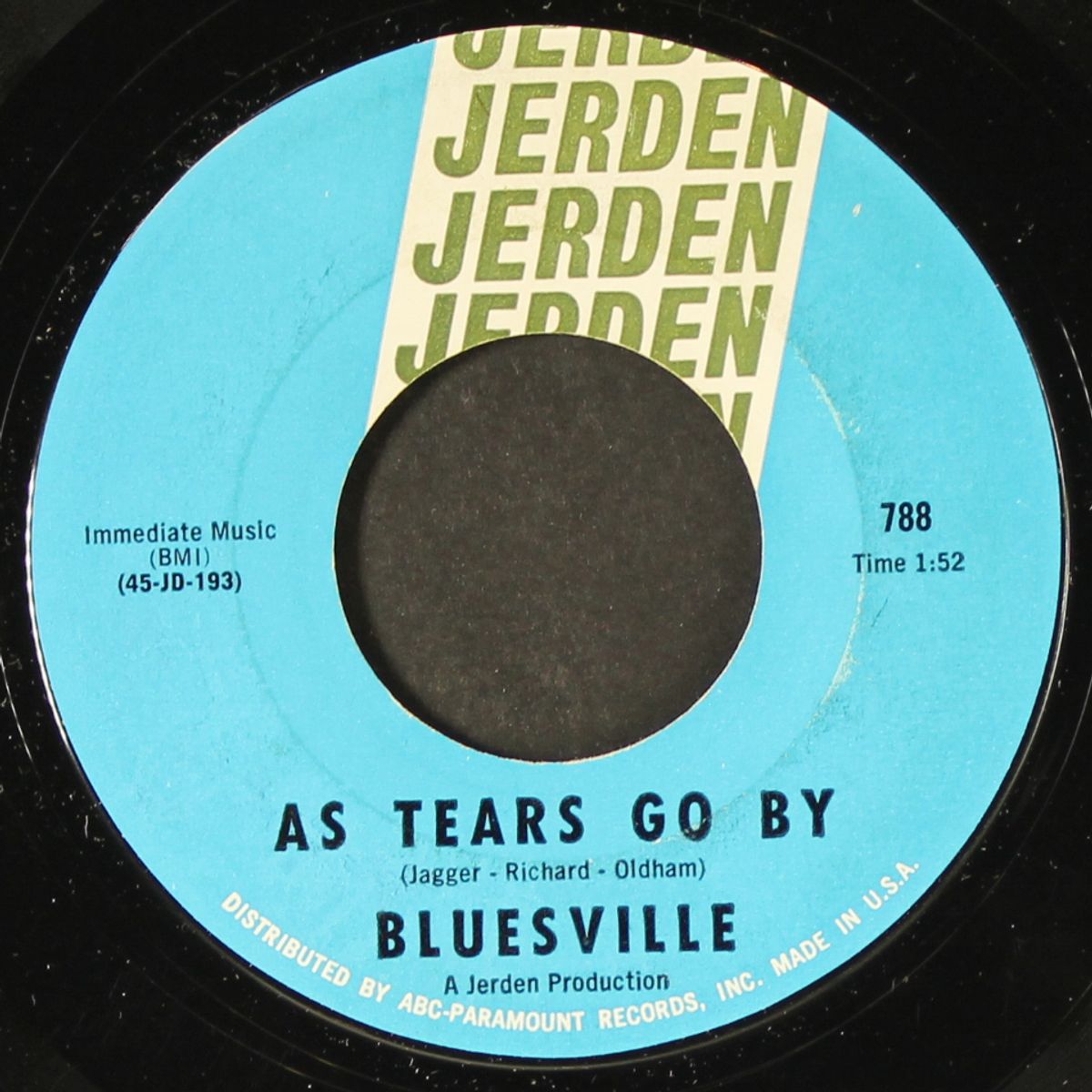 as tears go by / don't think twice it's alright by BLUESVILLE