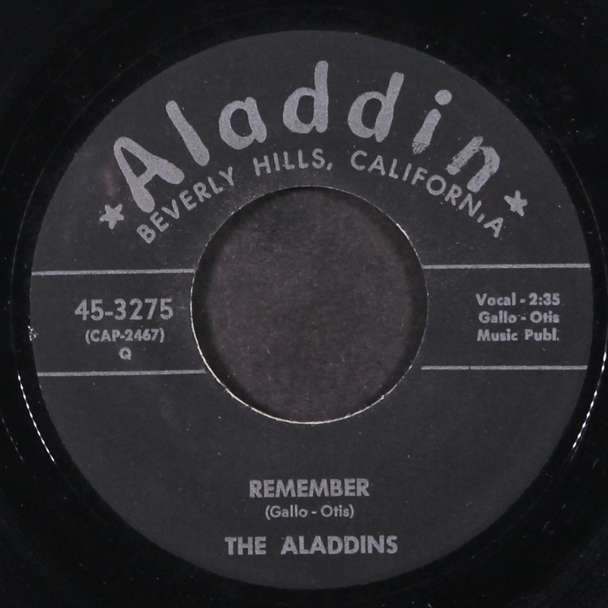 remember / cry, cry, baby by ALADDINS