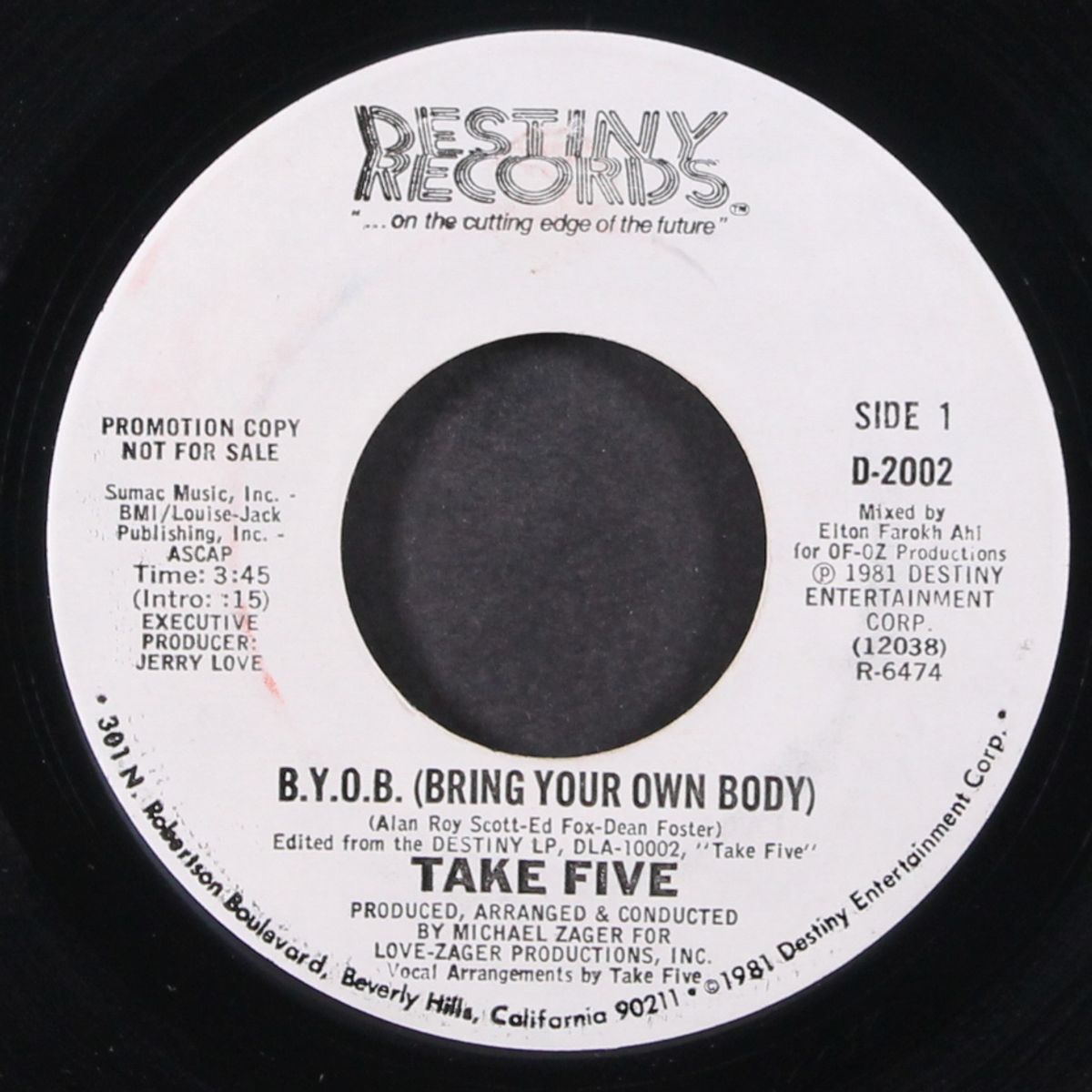b.y.o.b. (bring your own body) / same by TAKE FIVE