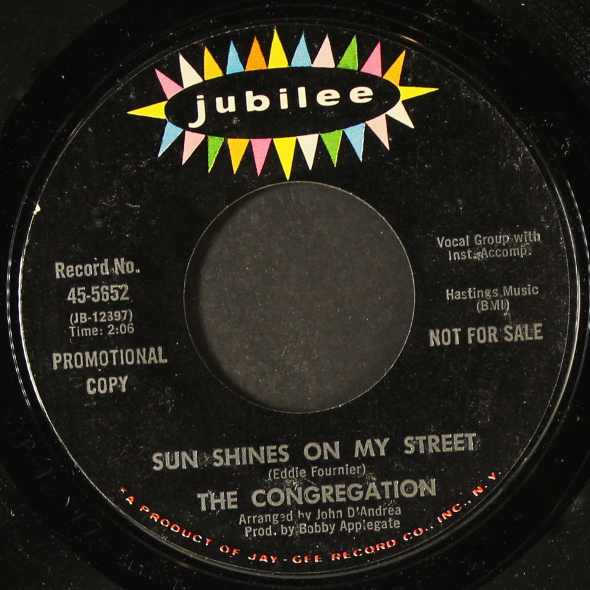 sun shines on my street / sittin' in a rockin' chair by CONGREGATION
