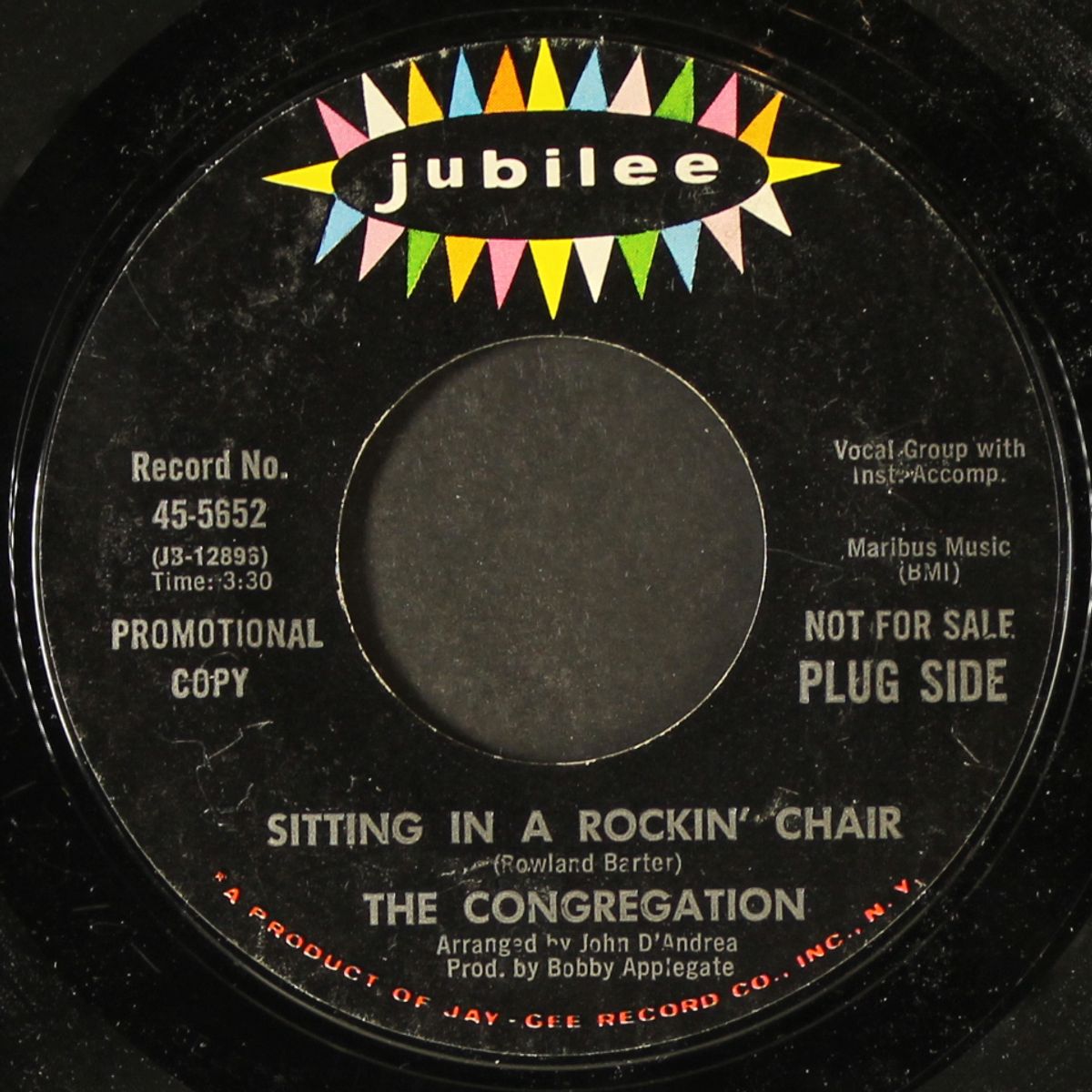 sun shines on my street / sittin' in a rockin' chair by CONGREGATION