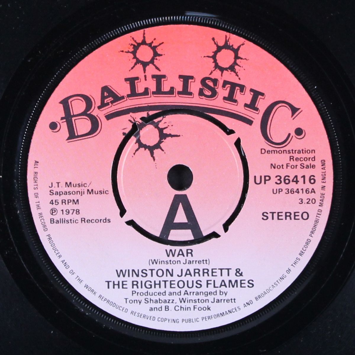 war / kayai by WINSTON JARRETT & RIGHTEOUS FLAMES