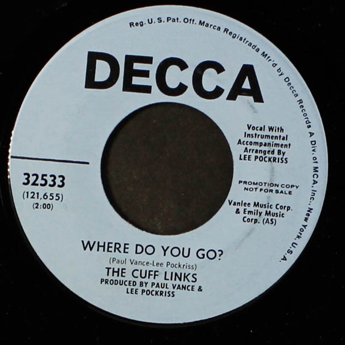 tracy / where do you go? by CUFF LINKS