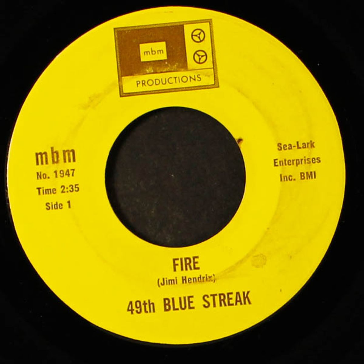 fire / foxy lady by 49TH BLUE STREAK