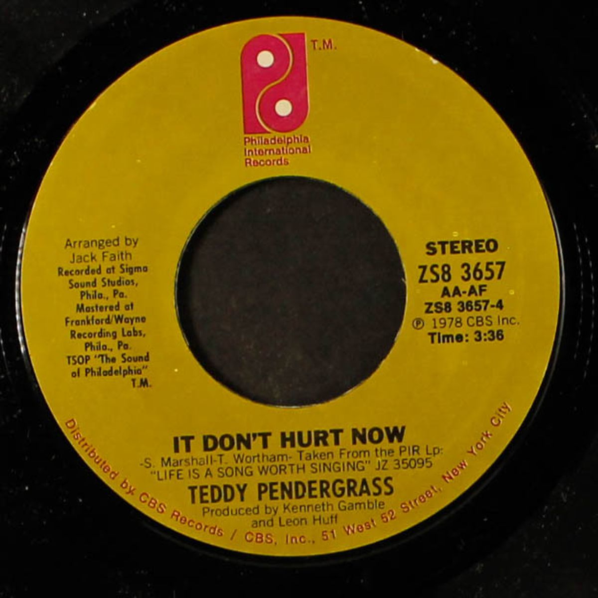 only you / it don't hurt now by TEDDY PENDERGRASS