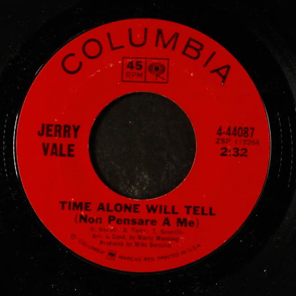 so near...yet so far / time alone will tell by JERRY VALE
