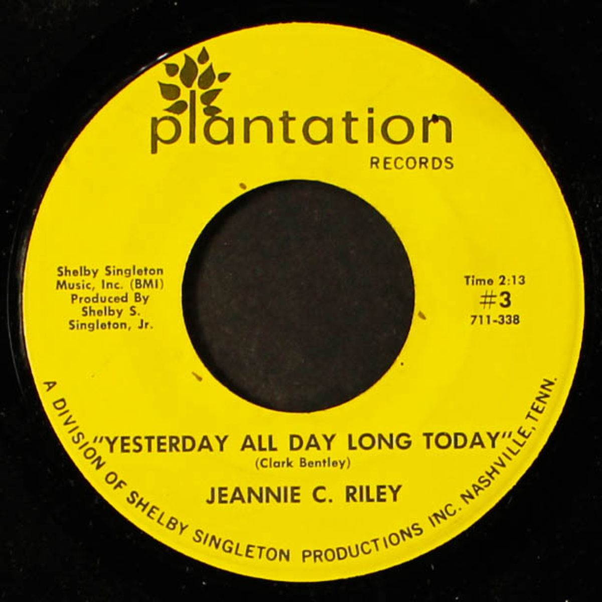 harper valley p.t.a. / yesterday all day long today by JEANNIE C. RILEY