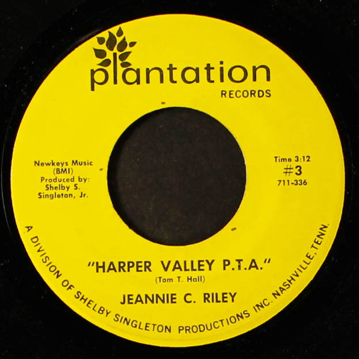 harper valley p.t.a. / yesterday all day long today by JEANNIE C. RILEY