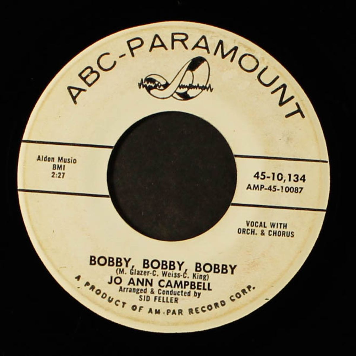 a kookie little paradise / bobby, bobby, bobby by JO ANN CAMPBELL