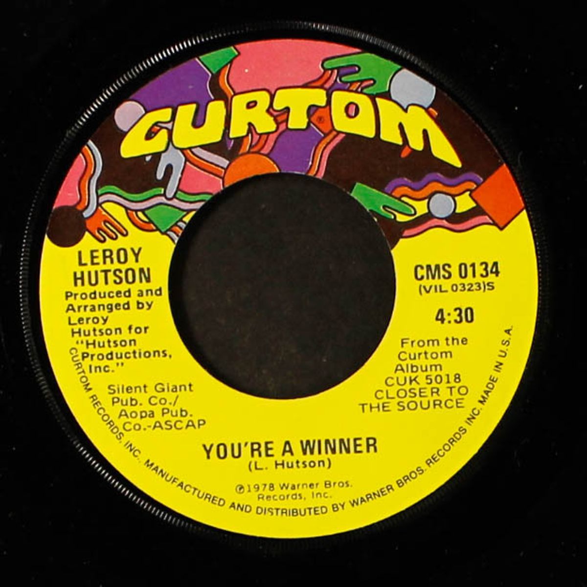 where did love go / you're a winner by LEROY HUTSON