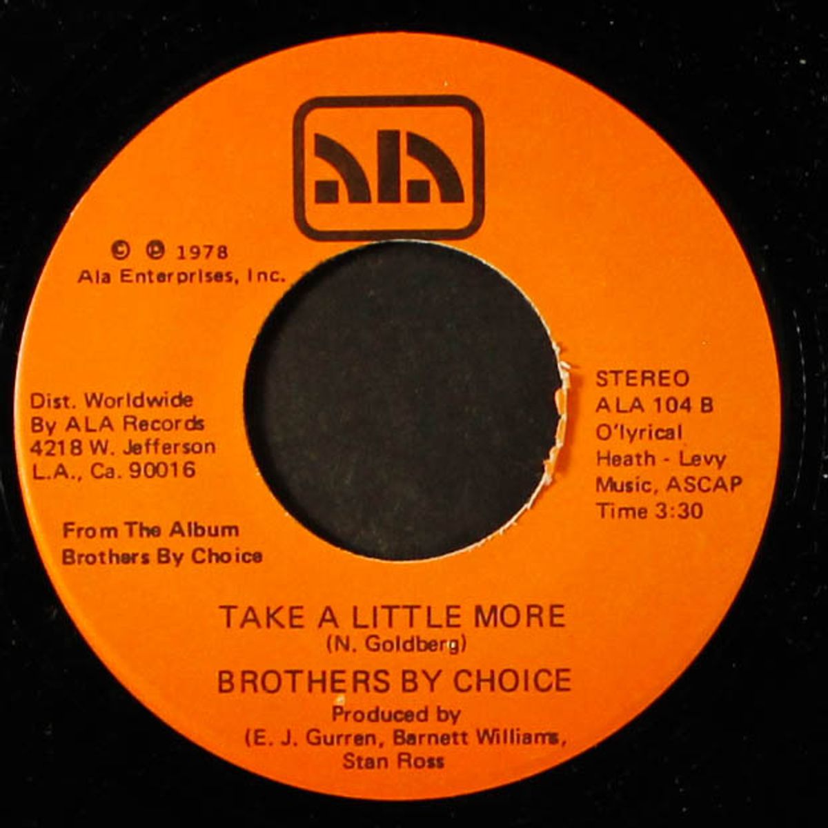 baby you really got me going / take a little more by BROTHERS BY CHOICE