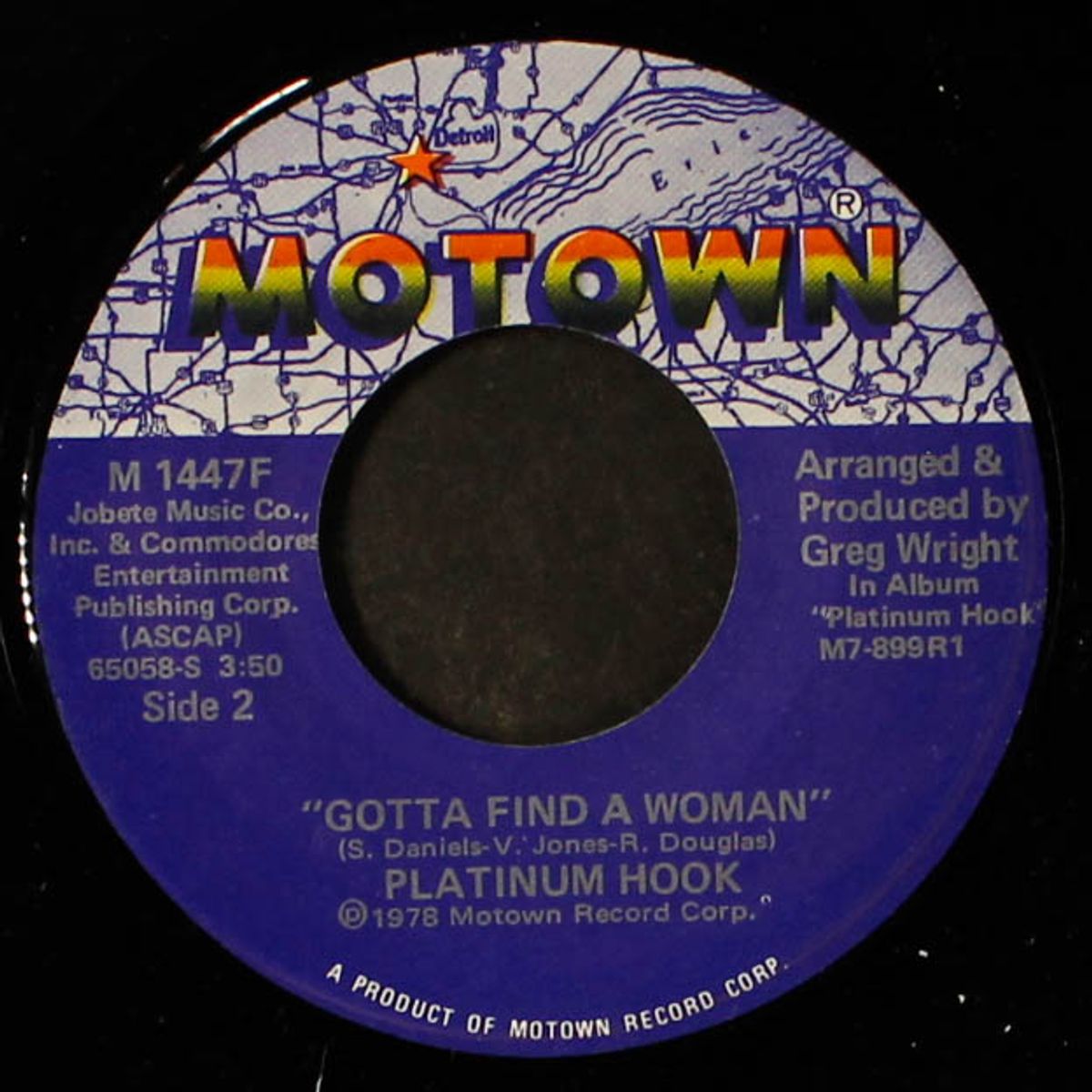 hooked for life / gotta find a woman by PLATINUM HOOK