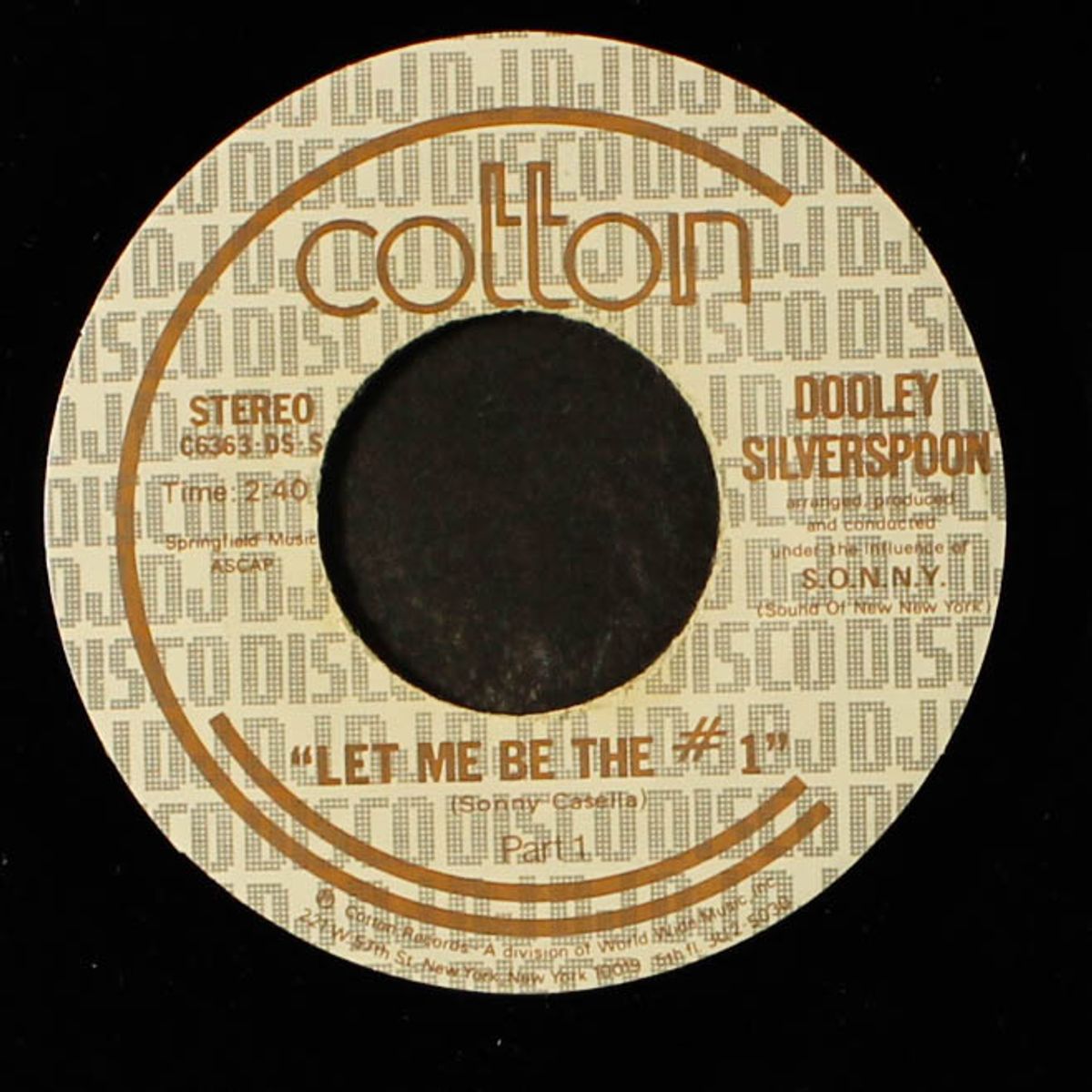 let me be the #1 / part 2 by DOOLEY SILVERSPOON