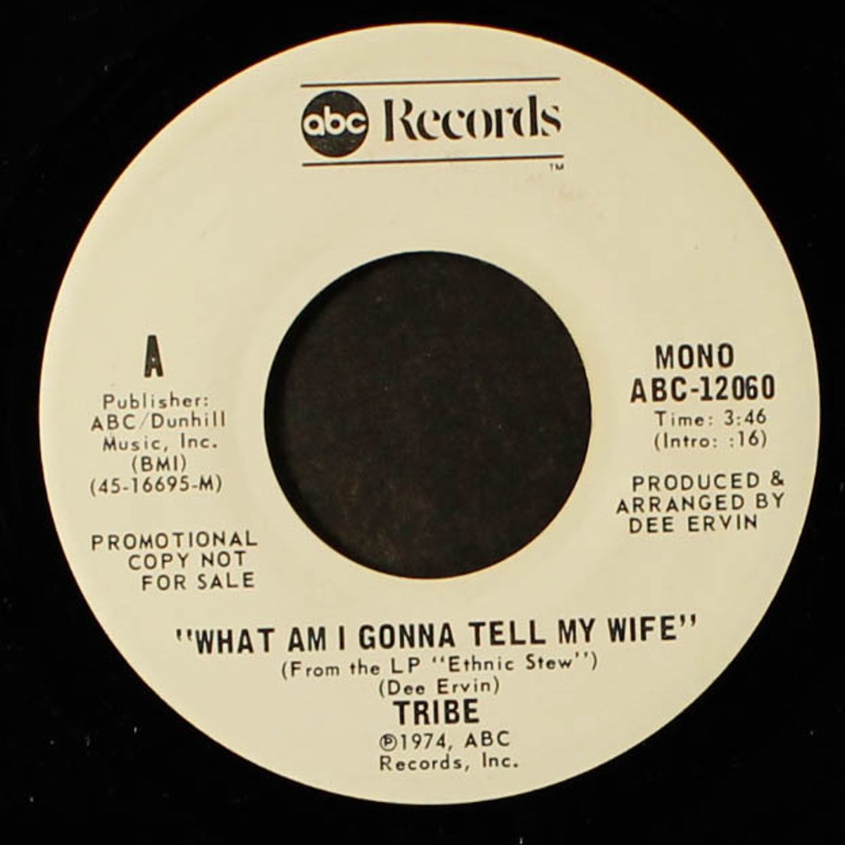 what am i gonna tell my wife / mono by TRIBE
