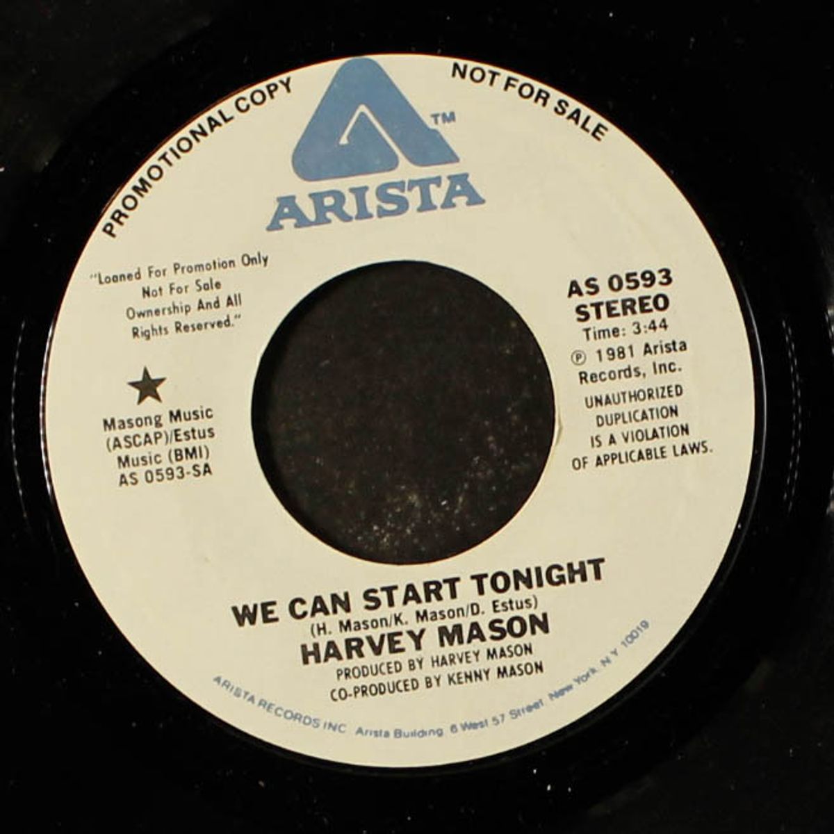 we can start tonight / mono by HARVEY MASON