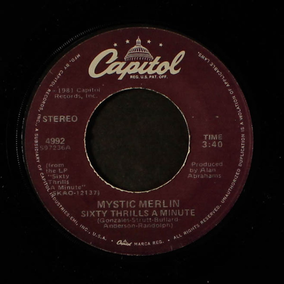 sixty thrills a minute / sign of the times by MYSTIC MERLIN