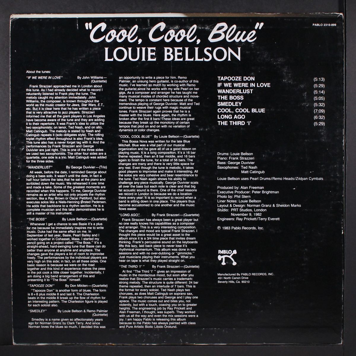 cool, cool, blue by LOUIE BELLSON