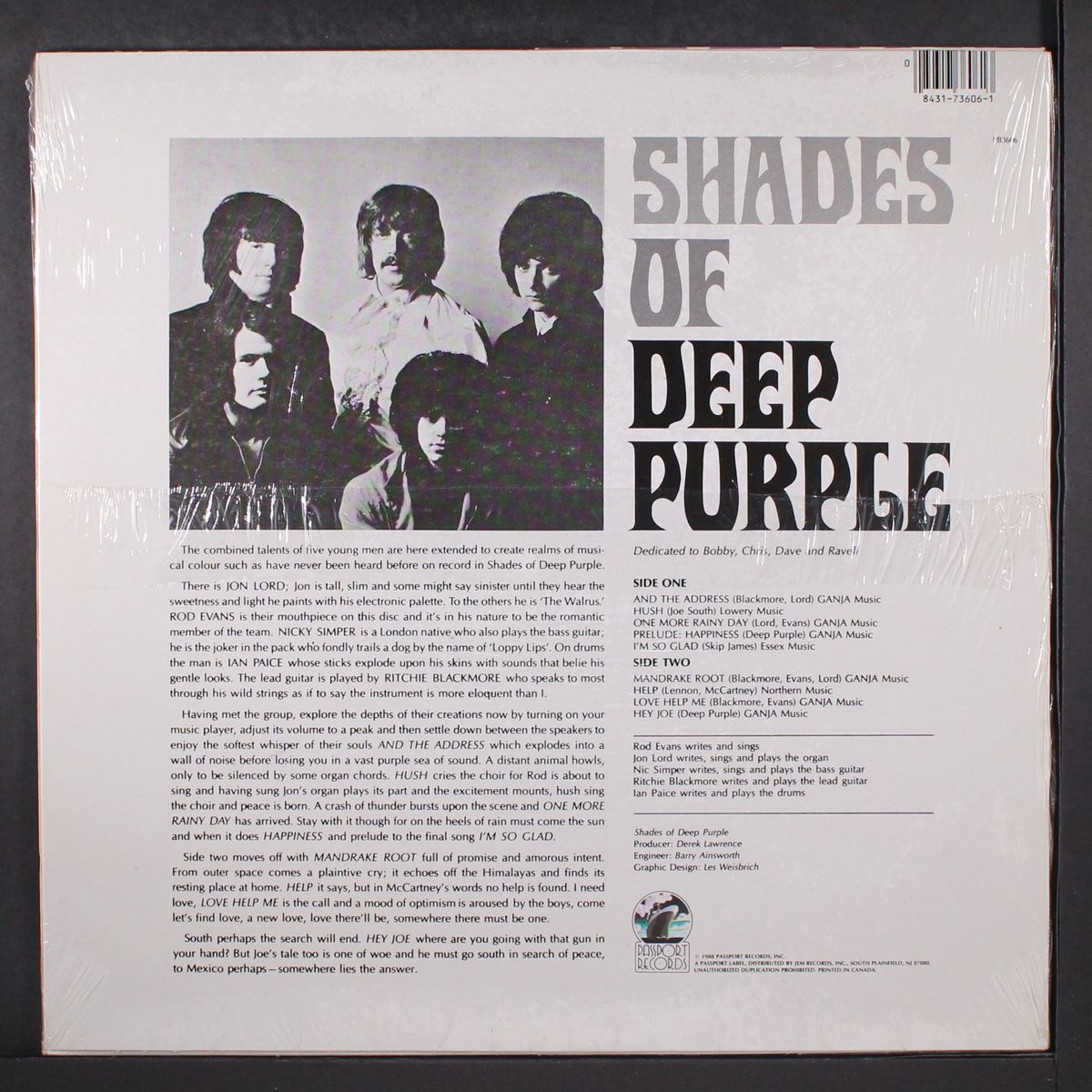 shades of by DEEP PURPLE