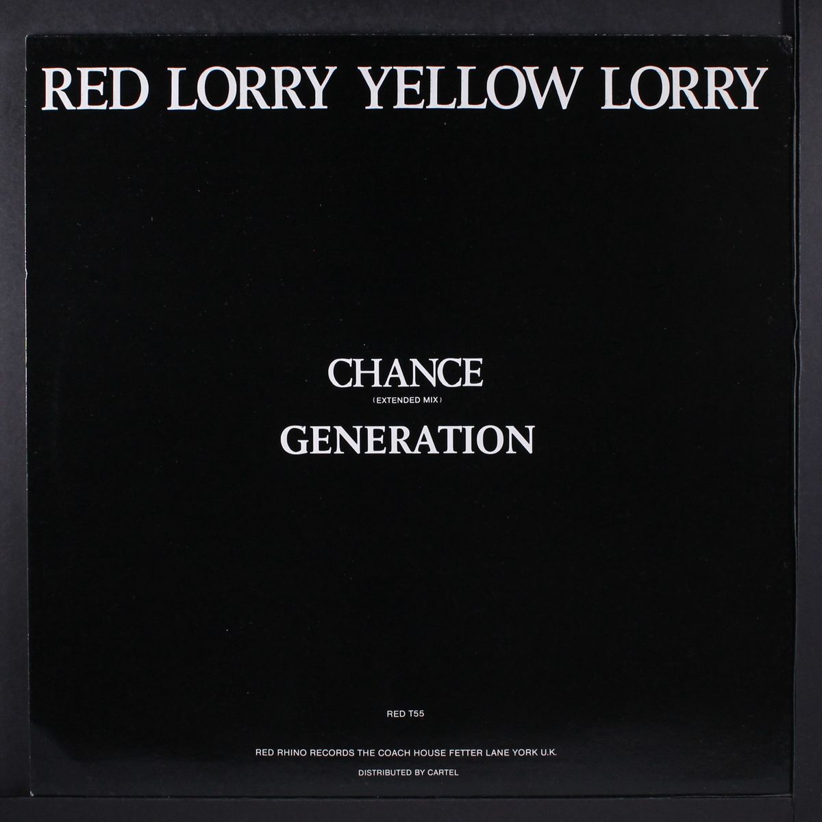 chance by RED LORRY YELLOW LORRY
