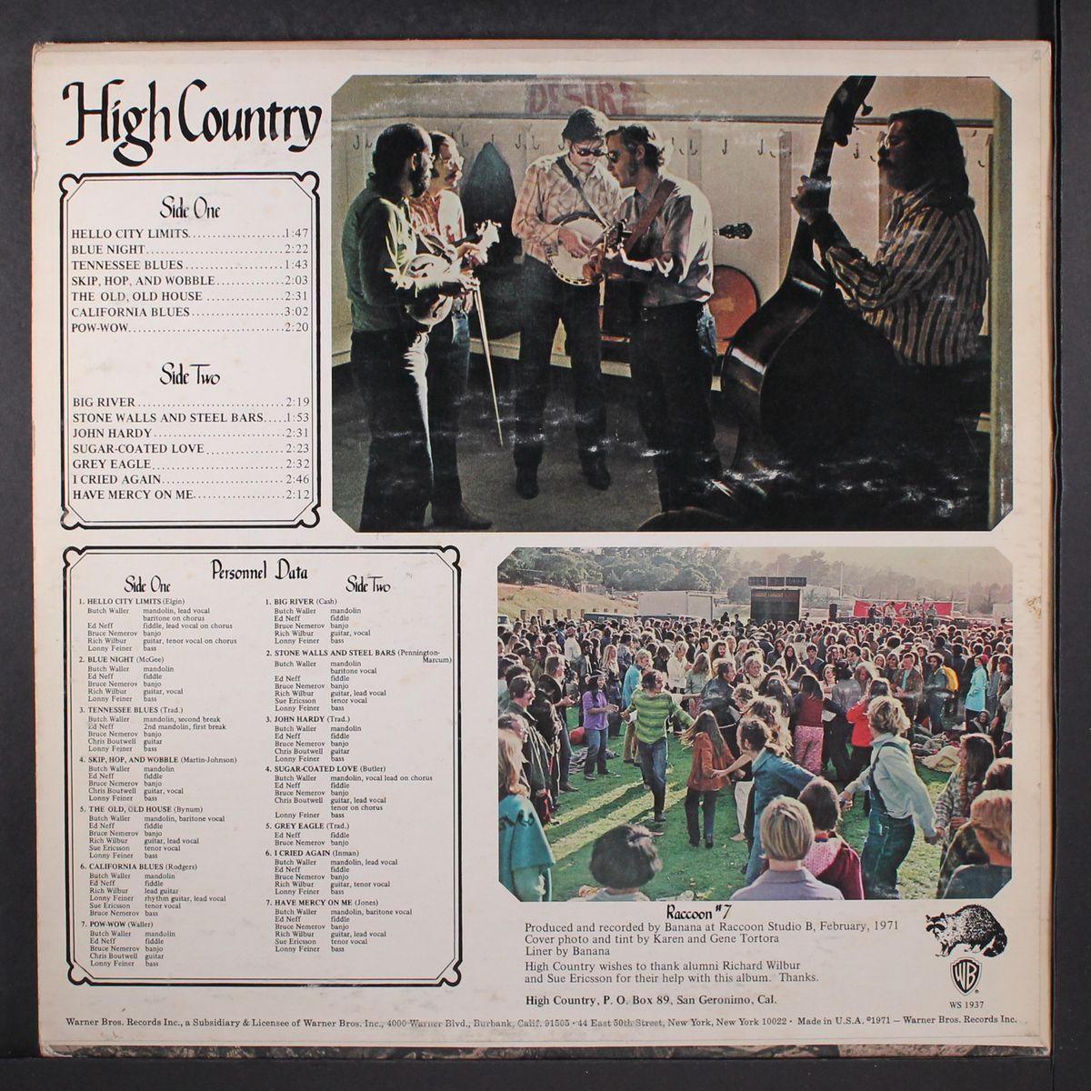 high country (raccoon #7) by HIGH COUNTRY