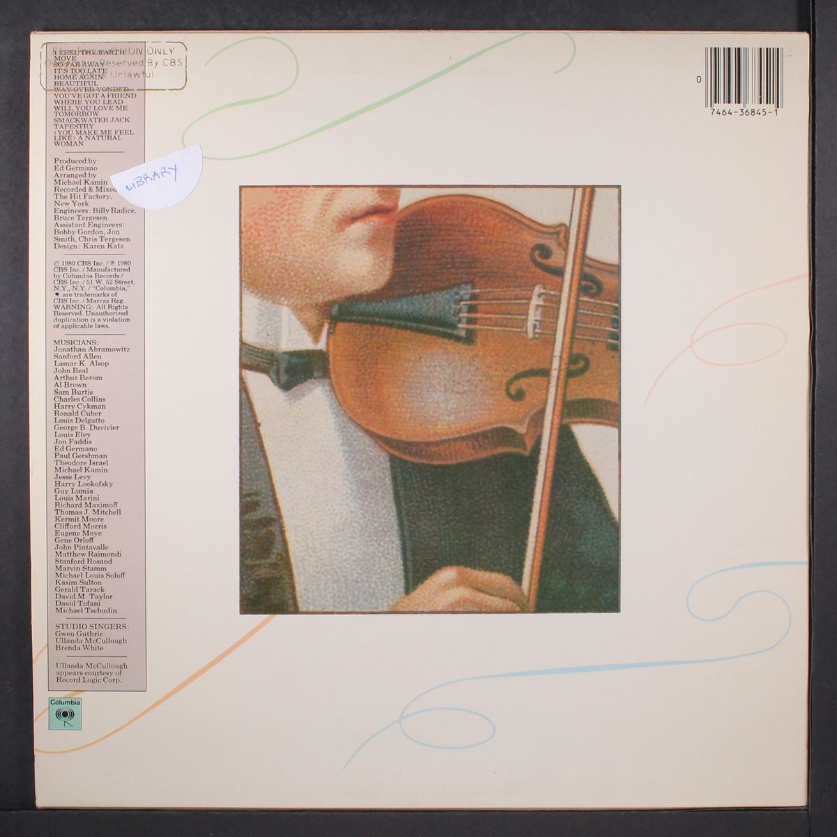 play carole king's tapestry by STUDIO STRINGS