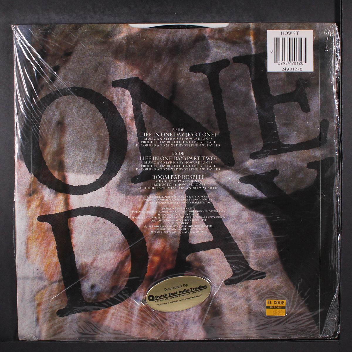 life in one day by HOWARD JONES