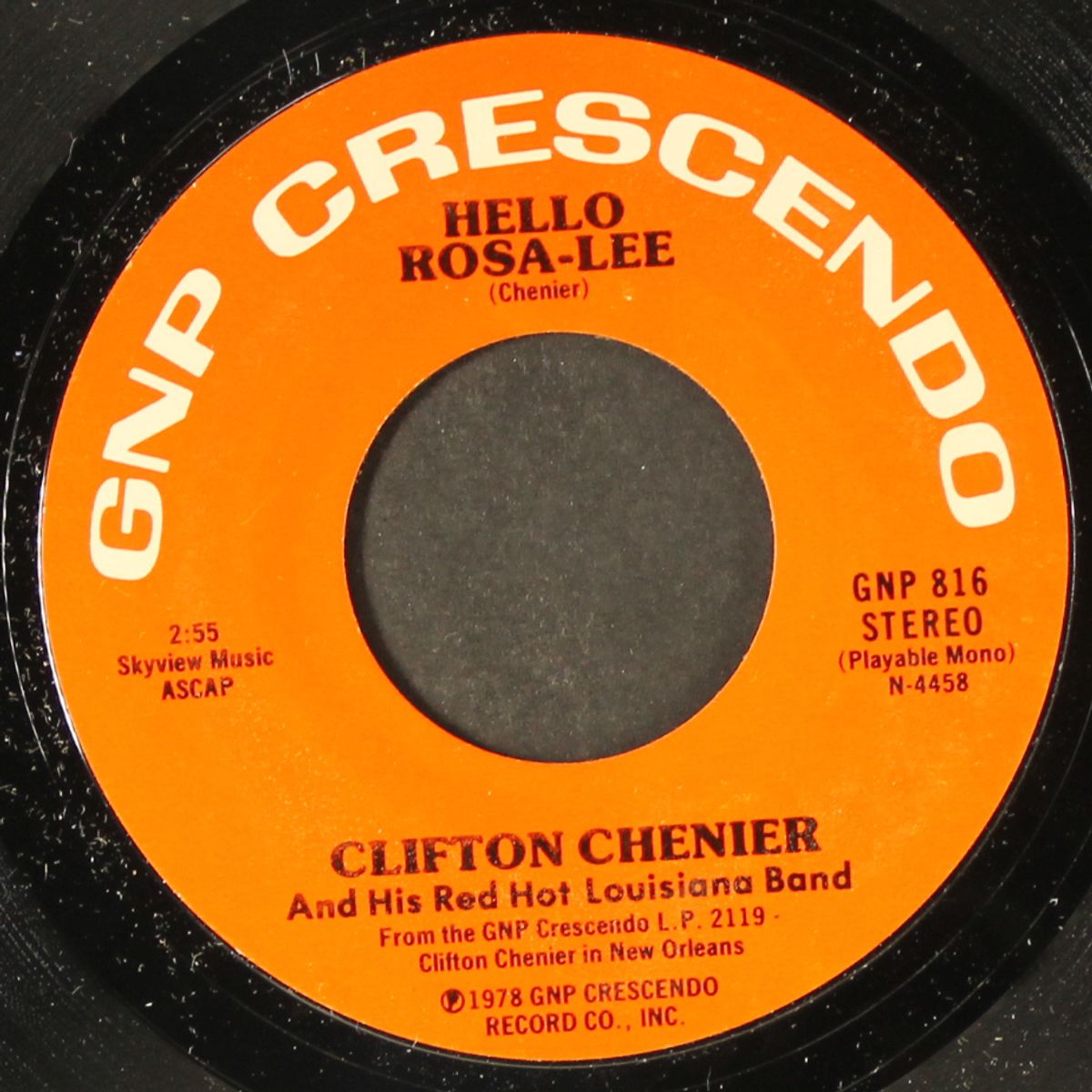 hello rosa-lee / boogie louisiane by CLIFTON CHENIER