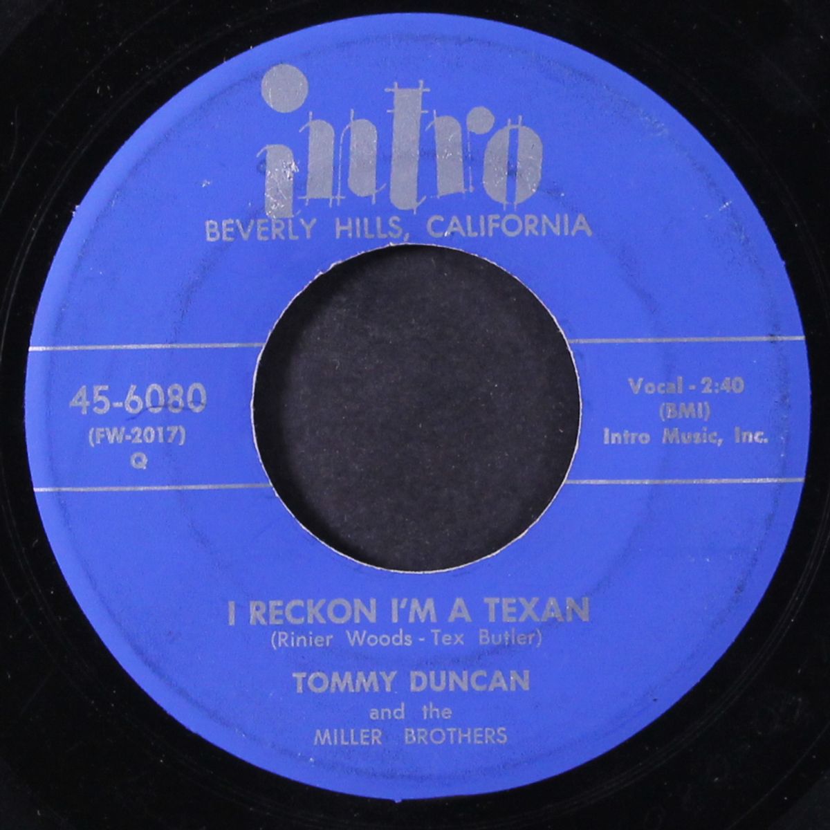 stars over san antone / i reckon i'm a texan by TOMMY DUNCAN