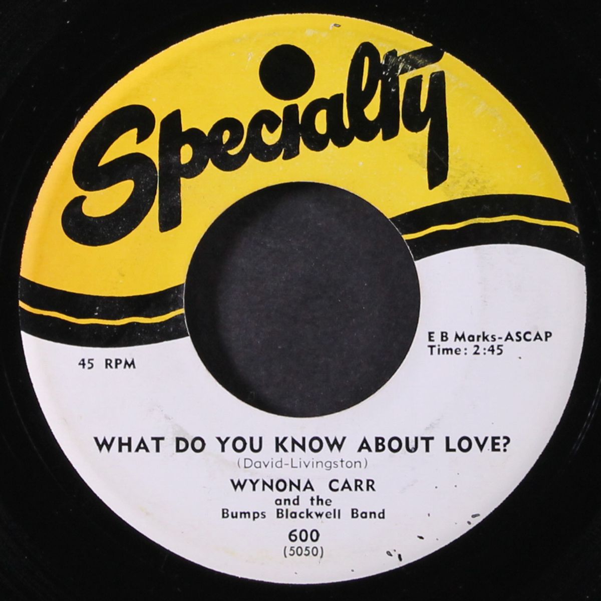 what do you know about love? by WYNONA CARR