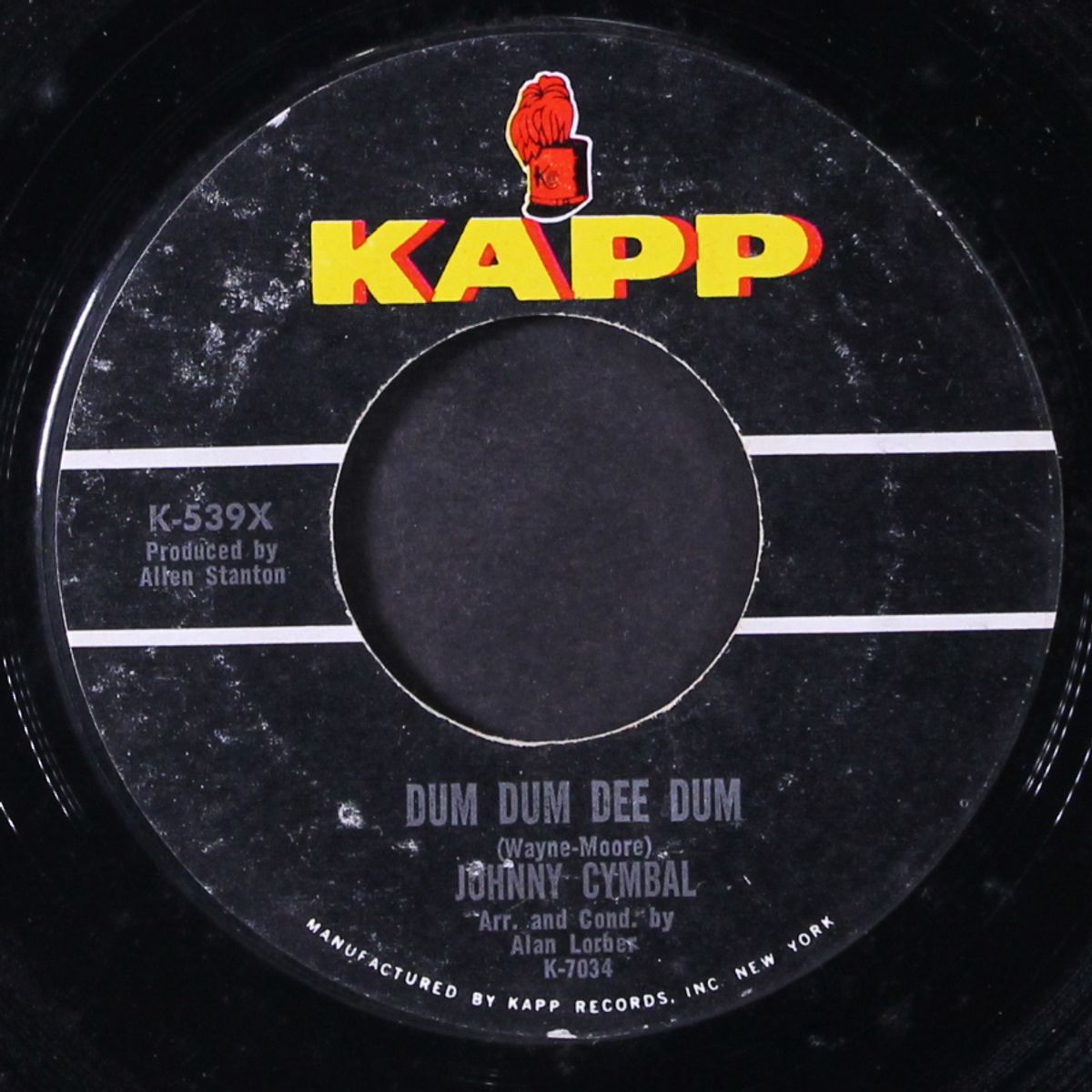 dum dum dee dum / (surfin' at) tia juana by JOHNNY CYMBAL