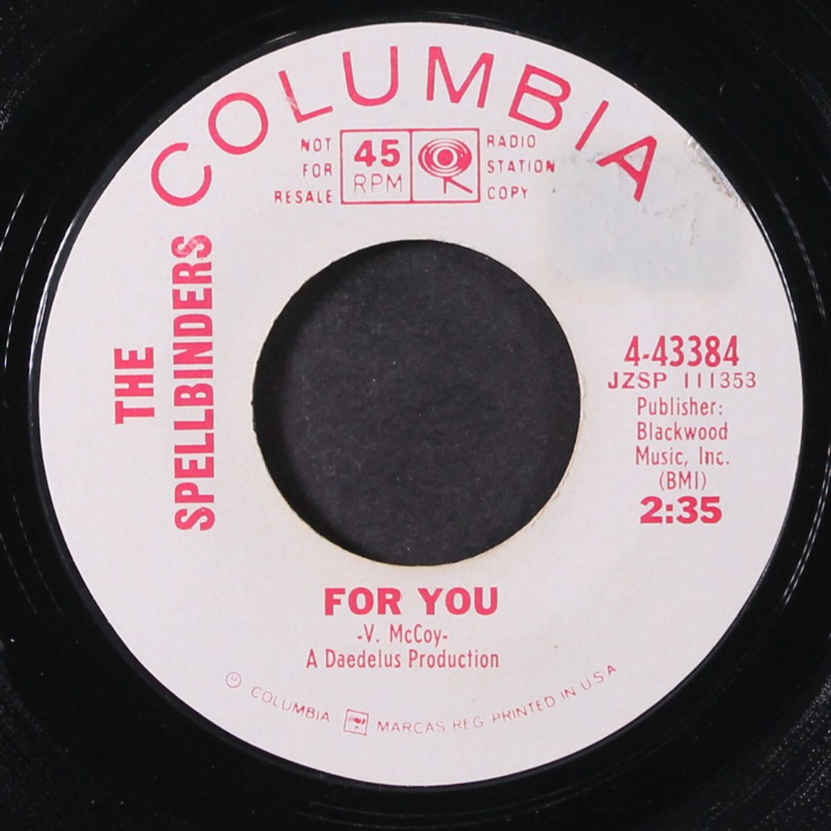 for you / same by SPELLBINDERS